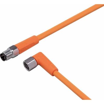 ifm Electronic EVT148 Verbindingskabel Aantal polen (sensoren): 3, 3 Stekker, recht, Bus, haaks 0.3 m 1 stuk(s)