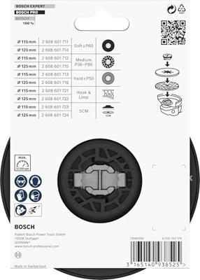 X-LOCK steunschijf, hard, 125 mm Bosch Accessories 2608601716 - thumbnail