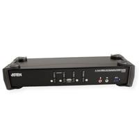 ATEN 4-Poorts KVM Schakelaar Zwart - [CS1924-AT-G] - thumbnail