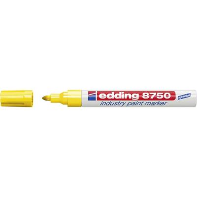 Edding Industriële lakmarkering | geel | streepbreedte 2-4 mm ronde punt | 10 stuks - 4-8750005 4-8750005