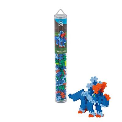 Plus Plus Tube triceratops plus-plus: 100 stuks (4094)