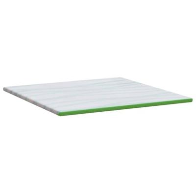 Matraspads Wit en Groen 200 x 200 cm