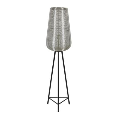 Light & Living Vloerlamp 'Adeta', nikkel, 147cm hoog