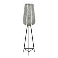 Light & Living Vloerlamp 'Adeta', nikkel, 147cm hoog - thumbnail