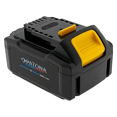Accu 18V voor Dewalt XR serie - model DCB184 - met USB-C PD65W in- en output - 5000mAh