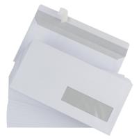 Gallery enveloppen ft 110 x 220 mm, venster rechts, stripsluiting, doos van 500 stuks - thumbnail