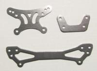 Shock Towers+ Suspension Front Upper Mount, Aluminum (YEL17008) - thumbnail