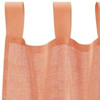 Gordijnen voile met lussen 2 st terracotta 140x175 cm - thumbnail