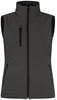 Clique 020959 Padded Softshell Vest Lady - Donkergrijs - XL - thumbnail