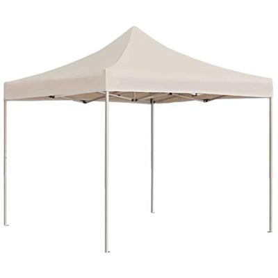VidaXL Partytent professioneel inklapbaar 3x3 m aluminium crème