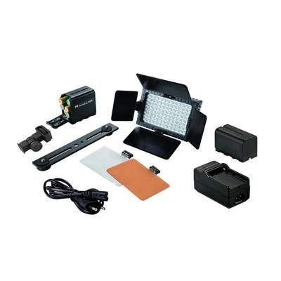 Falcon eyes led lamp set dimbaar dv-160v-k2 incl. accu