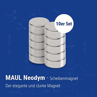 Magneet maul neodymium rond 8x3mm 1.5kg