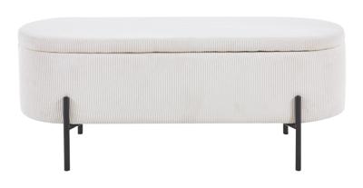 Artistiq Bankje 'Arissa' 110cm, kleur beige