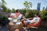 Elho loft urban saucer round 34 white - thumbnail