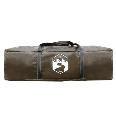 VidaXL Tunneltent 4-persoons waterdicht bruin