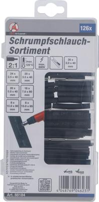 BGS technic kraftmann - shrink tube assortment 126 pieces