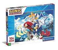Clementoni legpuzzel super sonic, 104st. - thumbnail