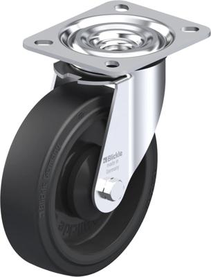 Blickle L-POEV 125KA Zwenkwiel Wieldiameter: 125 mm Draagvermogen (max.): 250 kg 1 stuk(s)