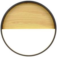 ECO-Light 9350 S WO VISTA LED-plafondlamp LED 25 W Hout, Zwart - thumbnail