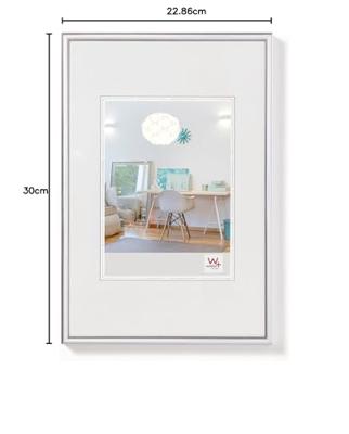 Walther New Lifestyle fotolijst 40x50cm zilver Walther New Lifestyle fotolijst 40x50cm zilver