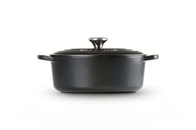 Le Creuset Braadpan Signature ovaal Mat Zwart ø 31 cm / 6,3 liter