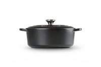 Le Creuset Braadpan Signature ovaal Mat Zwart ø 31 cm / 6,3 liter - thumbnail