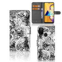 Telefoonhoesje met Naam Samsung Galaxy M21 | M30s Skulls Angel - thumbnail