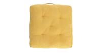 Kave Home Zitkussen 'Sarit' 60 x 60cm, kleur Mosterdgeel - thumbnail