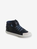 Hoge sneakers, kleutercollectie marineblauw - thumbnail