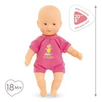 Corolle mini bad babypop - roze, 20cm - thumbnail