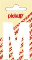 Plakletter Nobel Sticker witte letter M Pickup - Pickup - thumbnail