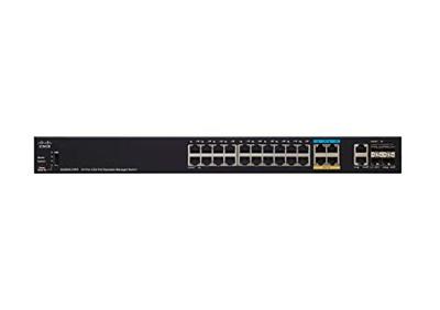 Cisco SG350X-24PD 24 poorten netwerkschakelaar zwart