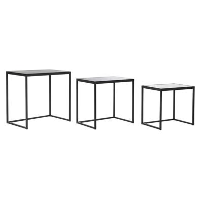 Set van 3 kleine tafels DKD Home Decor Zwart 58 x 36,5 x 53,5 cm - thumbnail