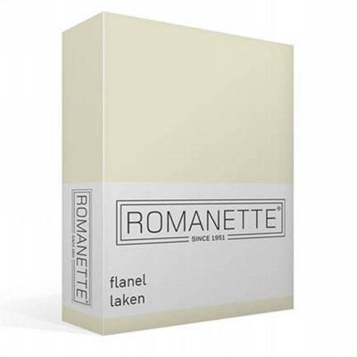 Romanette Romanette flanel laken ivoor 240x260