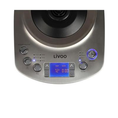 Automatische waterkoker - LIVOO - DOD209 - 2200 W - 1,7 L - 3 voorgeprogrammeerde zetstanden - Glas / Roestvrij staal