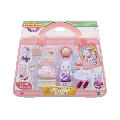 SYLVANIAN FAMILIES 5461 De modekoffer en grote zus Perzische kat