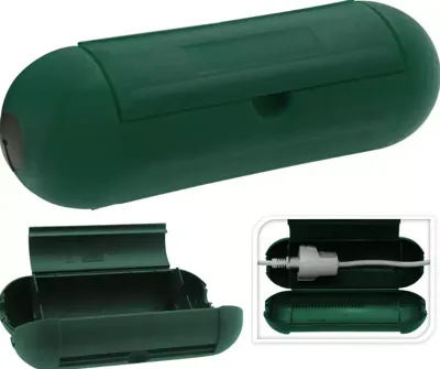 Soellaart Veiligheidsstekkerdoos Waterbestendig 21 X 7 Cm Groen