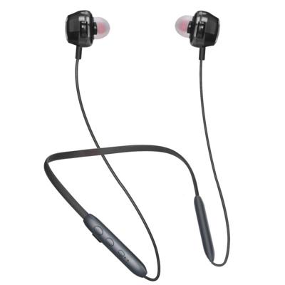 BH-I37 Bluetooth 5.0 Wire-controlled Bluetooth Earphone Built-in High-fidelity Microphone Support Call(Black)