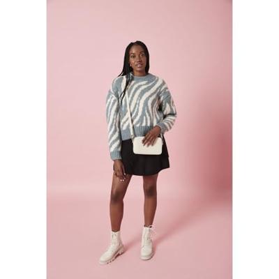 Atlantis BG758 Boutique Structured Cross Body Bag - Oyster - 21 x 13 x 7 cm