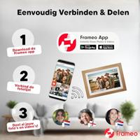 Denver PFF-1042 Lightwood Digitale WiFi-fotolijst 25.7 cm 10.1 inch Energielabel: C (A - G) 1280 x 800 Pixel 16 GB Hout (licht) - thumbnail