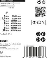 Bosch Accessories EXPERT CYL-9 MultiConstruction 2608900648 Multifunctionele boorset 7-delig 5.5 mm, 5 mm, 6 mm, 6 mm, 7 mm, 8 mm, 10 mm Cilinderschacht 7 - thumbnail