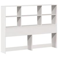 Bedframe zonder matras massief grenenhout wit 120x190 cm - thumbnail