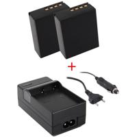 2 x camera-accu's BLH-1 voor Olympus + oplader - thumbnail