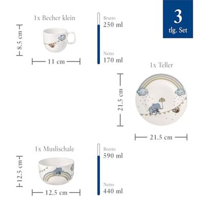 VILLEROY & BOCH - Walk Like an Elephant - Kinderset 3-dlg - thumbnail