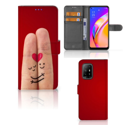 OPPO Reno5 Z | A94 5G | Wallet Case | met Pasjes | Liefde - Origineel Romantisch Cadeau