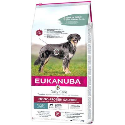 EUKANUBA Daily Care Adult Mono Protein Salmon - droog hondenvoer - 12 kg