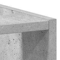 Onderkast 30x44,5x81,5 cm bewerkt hout betongrijs - thumbnail