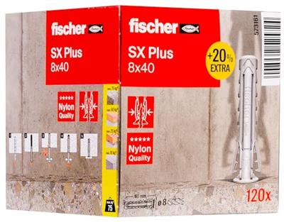 Fischer 573161 SX Plus Plug 40 mm 8 mm 120 stuk(s) Fischer 573161 SX Plus Plug 40 mm 8 mm 120 stuk(s)