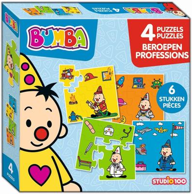 Studio 100 Bumba puzzel beroepen, 4in1