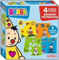 Studio 100 Bumba puzzel beroepen, 4in1 - thumbnail
